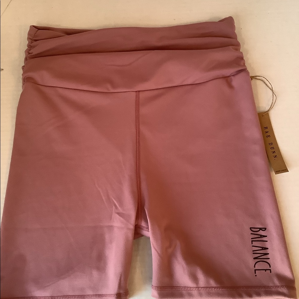 Rae Dunn Pulse Bike Short Nostalgia Rose Large NEW